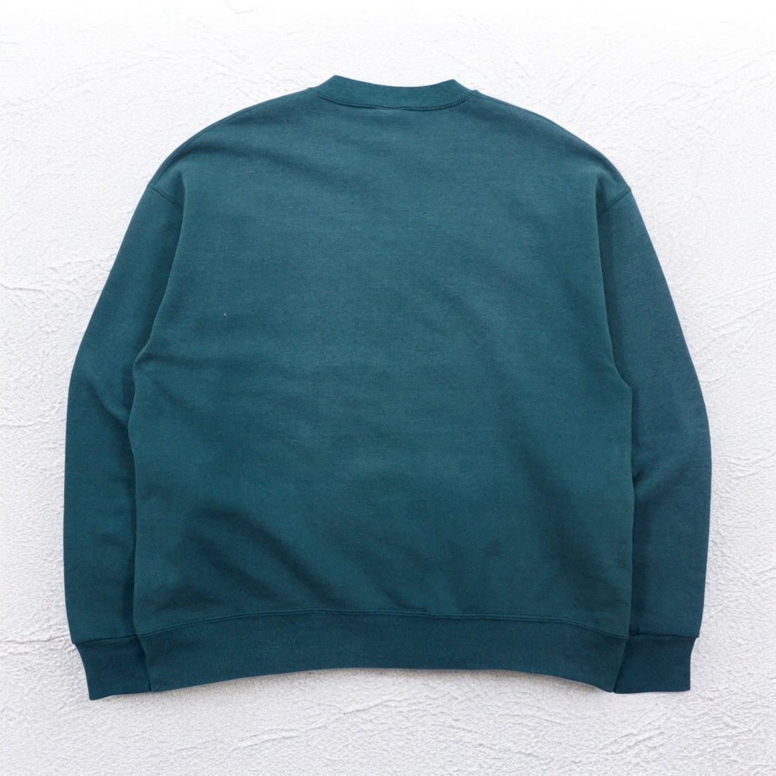 JERZEES 90s USA made sweatshirt L green cotton fleece lining Nabisco US company one point