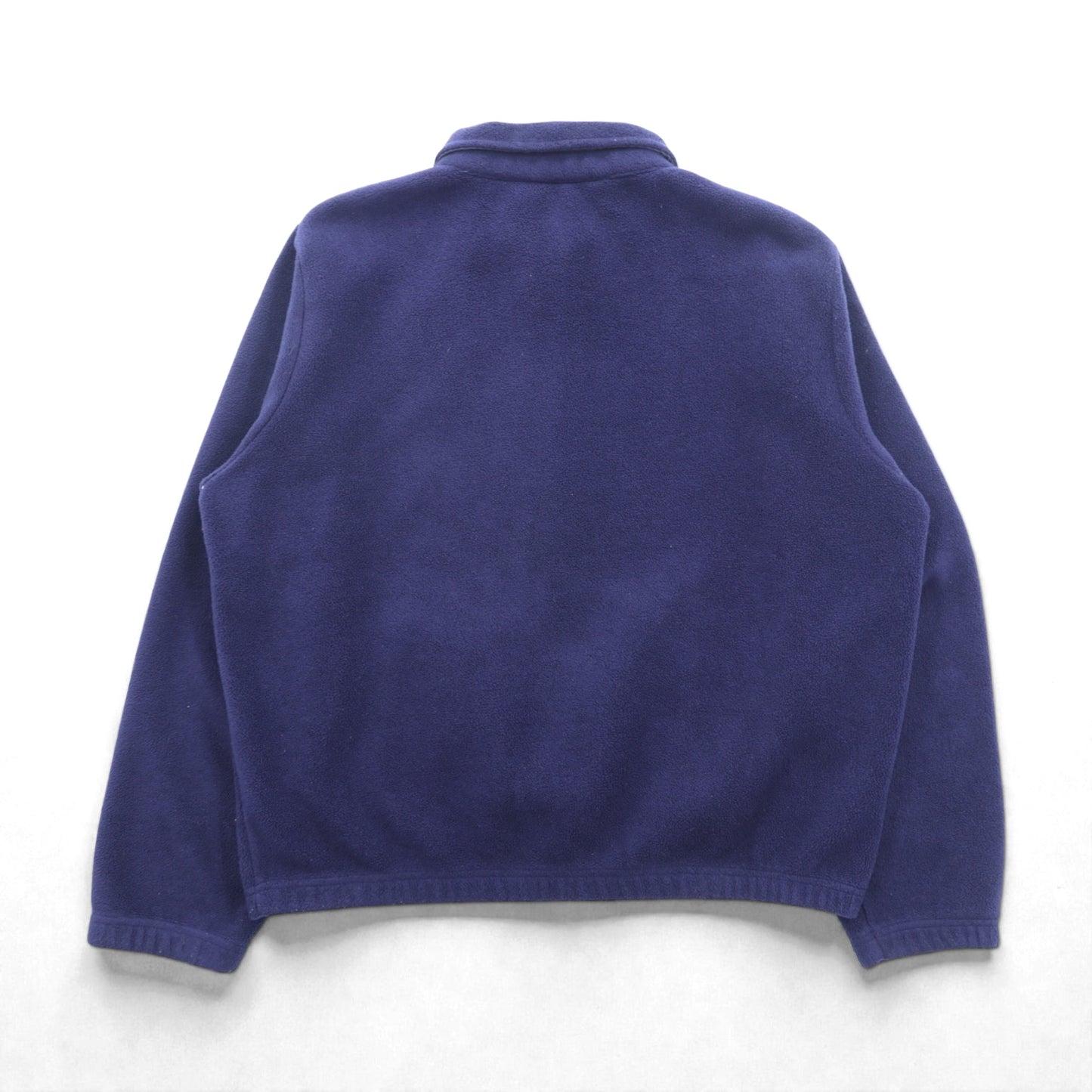 Polo Ralph Lauren 90年代 短丈 フリース ハリントンジャケット XL ネイビー チンストラップ スモールポニー刺繍