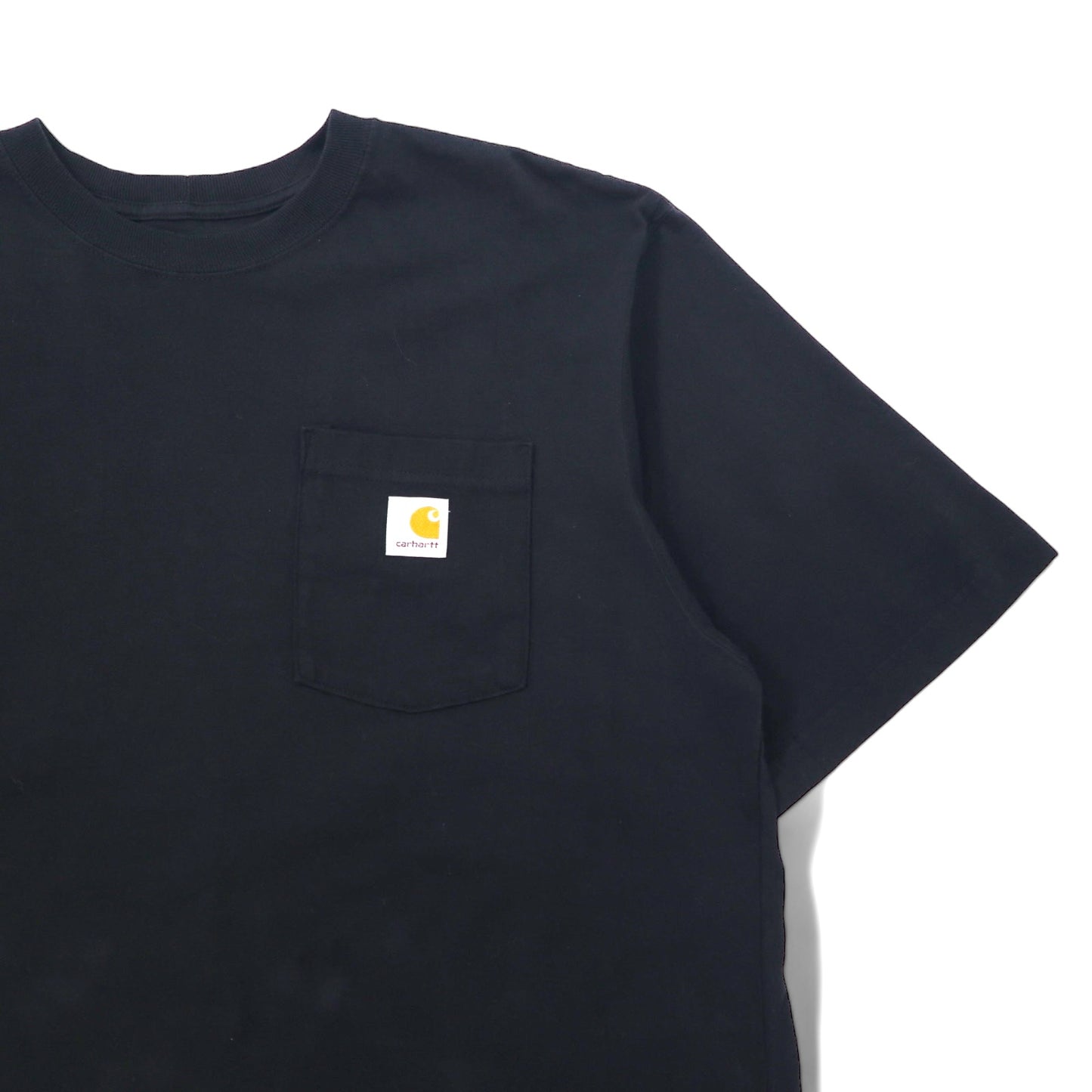 carhartt ポケット Tシャツ ポケT L TALL ブラック コットン ORIGINAL FIT