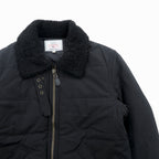 AVIREX B-3 中綿 フライトジャケット L ブラック チンストラップ 襟 ボア 6152232