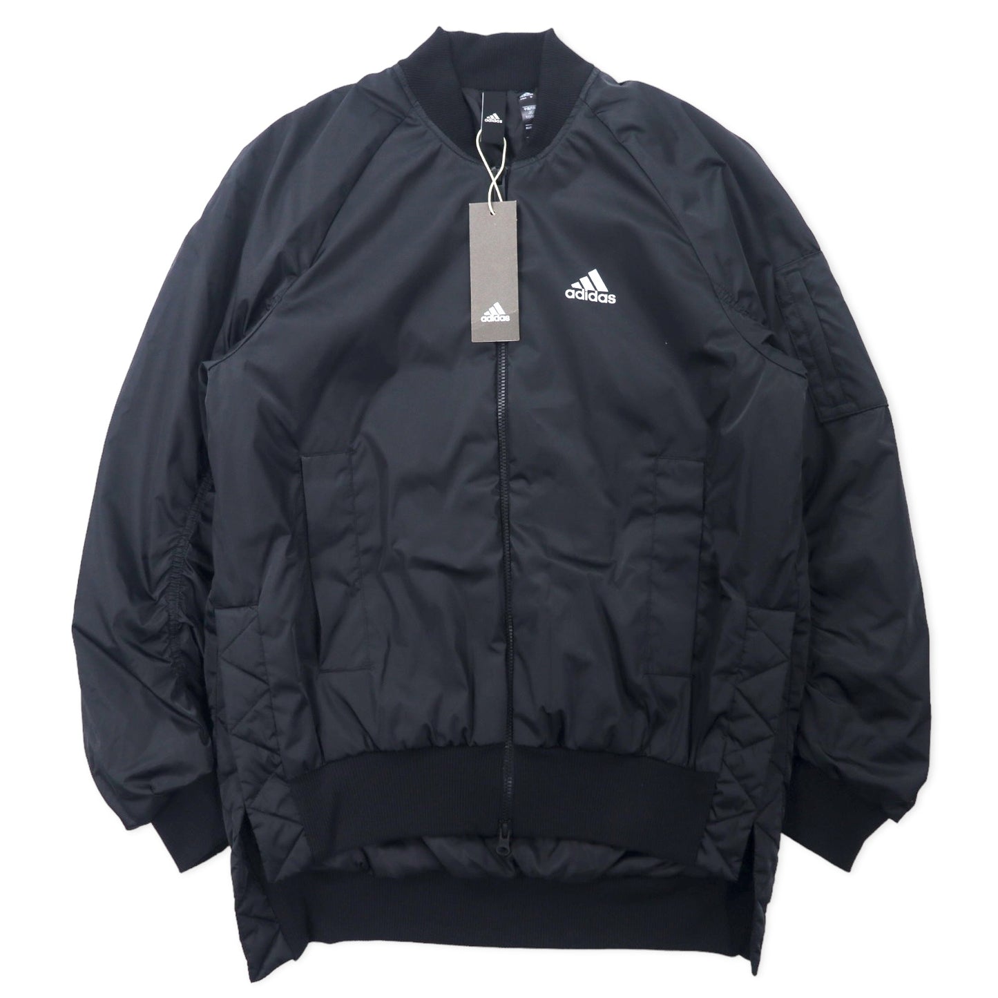 Adidas MA-1 Bar City Padded Jacket Cotton L Black Polyester Side ...