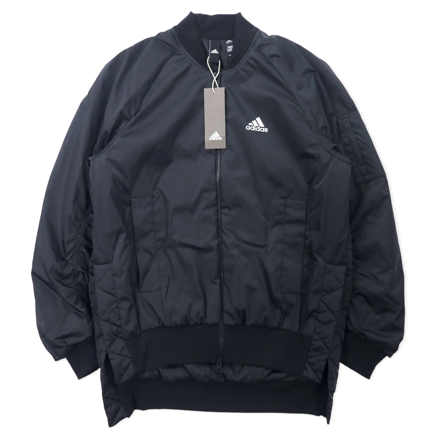 Adidas MA-1 Bar City Padded Jacket Cotton L Black Polyester Side 