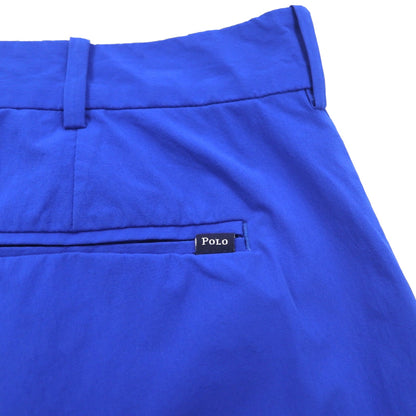 POLO GOLF RALPH LAUREN バイカラー ドライ ストレッチ ショートパンツ ハーフパンツ L ブルー ナイロン
