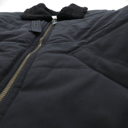 AVIREX B-3 中綿 フライトジャケット L ブラック チンストラップ 襟 ボア 6152232