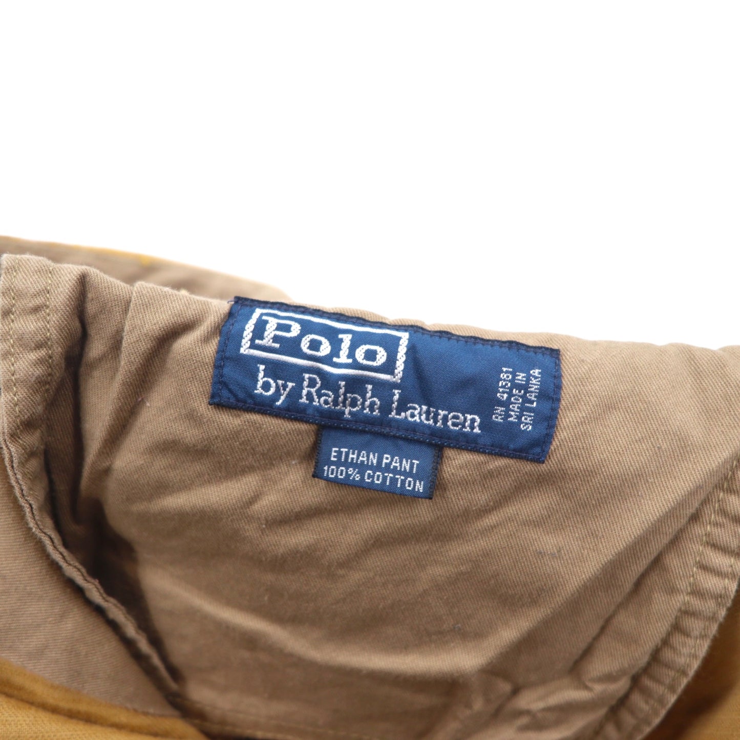 Polo by Ralph Lauren タック ワイド  コーデュロイ パンツ XL ベージュ  コットン  ETHAN PANT