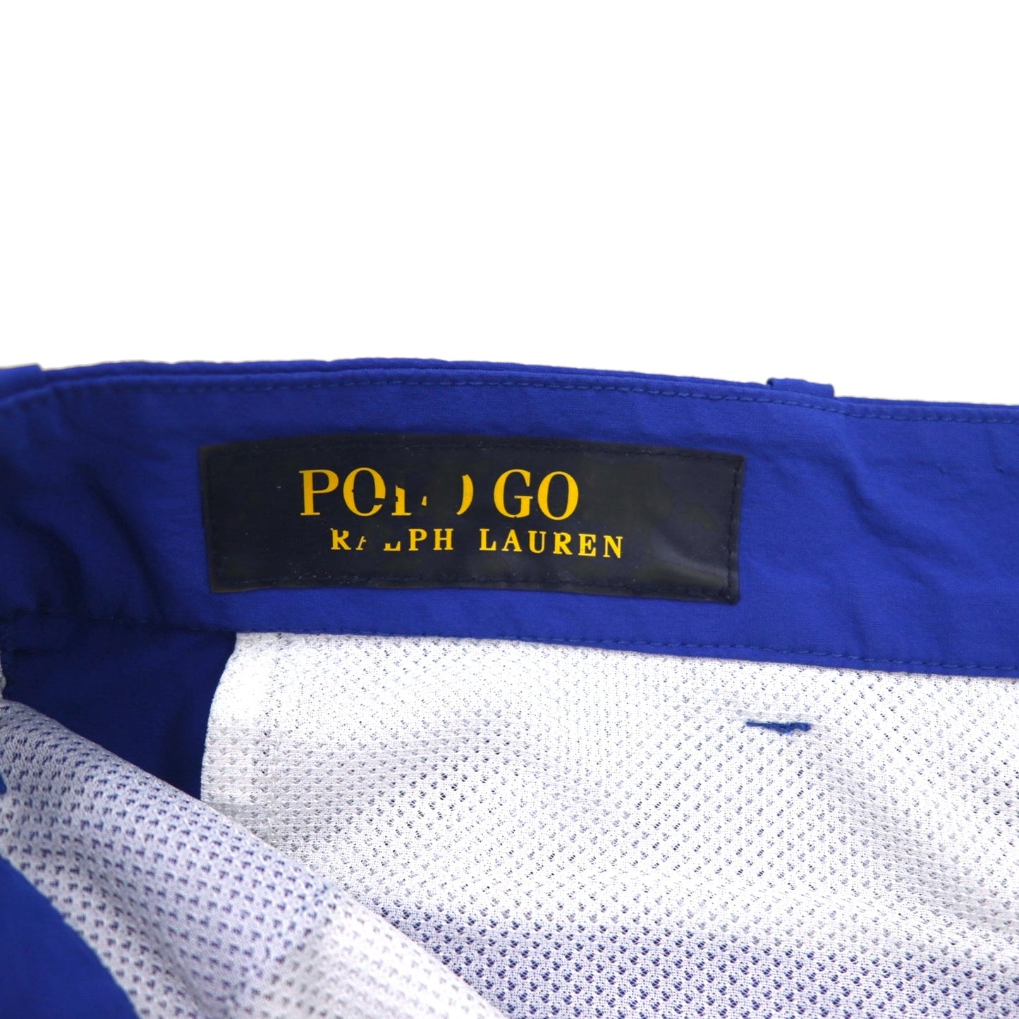 POLO GOLF RALPH LAUREN バイカラー ドライ ストレッチ ショートパンツ ハーフパンツ L ブルー ナイロン