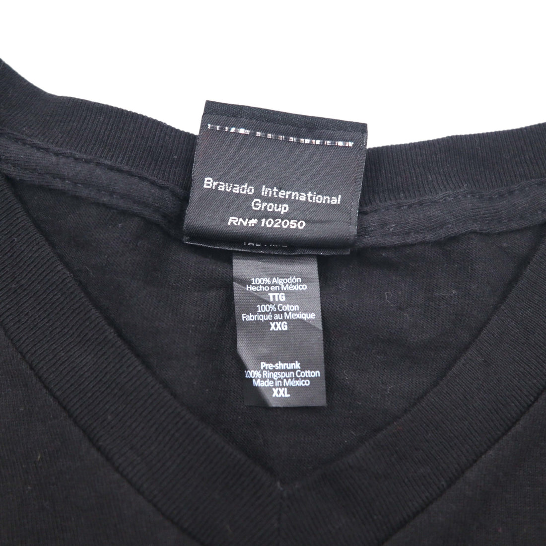 HARLEY DAVIDSON 両面プリント Vネック Tシャツ 2XL ブラック バイク WISCONSIN