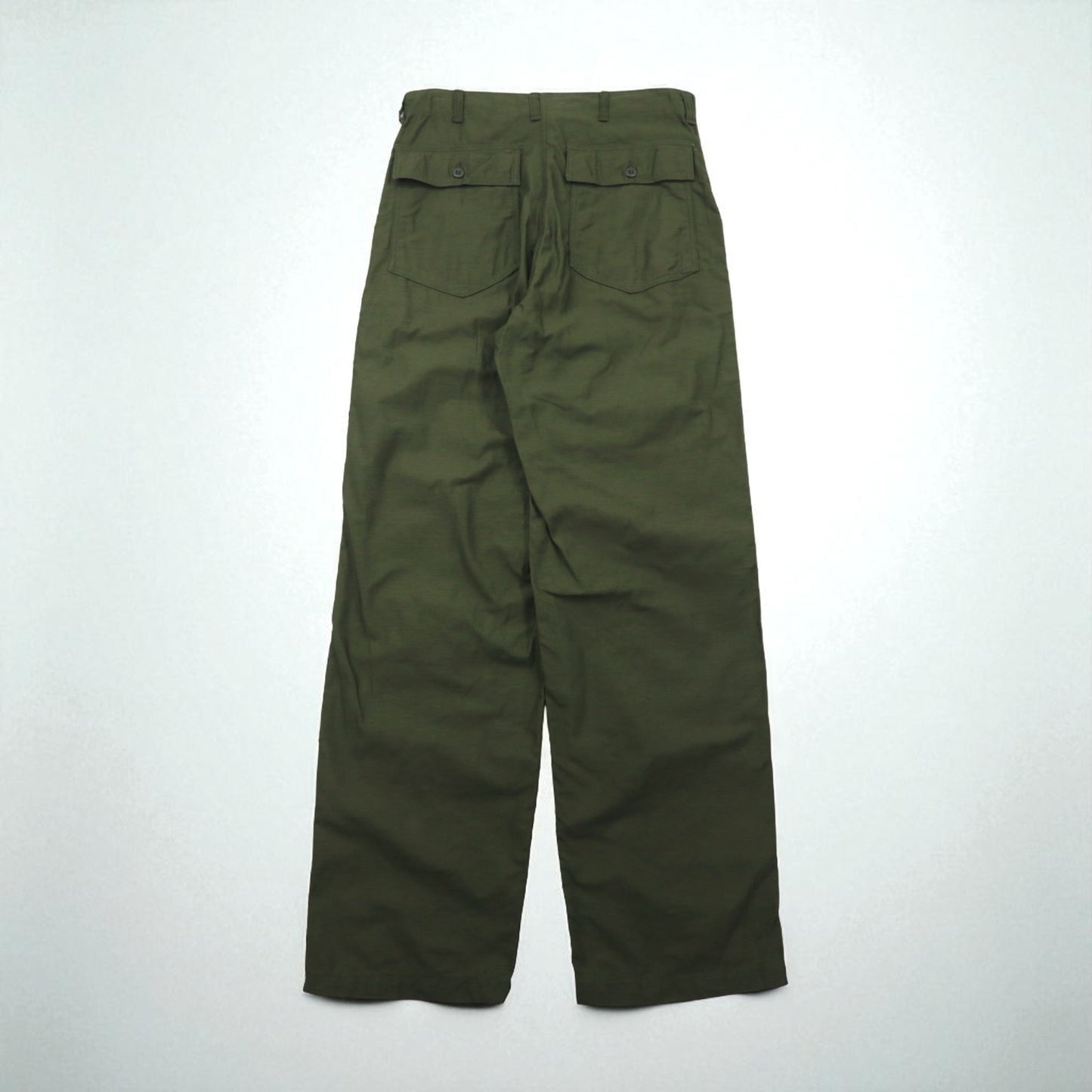 60s US ARMY Vintage Fatigue Trousers トラウザーズ ベイカーパンツ L カーキ SATEEN OG-107 TYPE1 CLASS1 平ボタン 8405-782-3173 ミリタリー 60年代 USA製