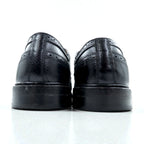 Churchill ウイングチップ フルブローグ ドレスシューズ 27.5cm ブラック グレイン レザー シボ革 70084