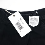 Lee ラップパンツ ワイド デニムパンツ XS ブラック カットオフ LL6072-383 未使用品