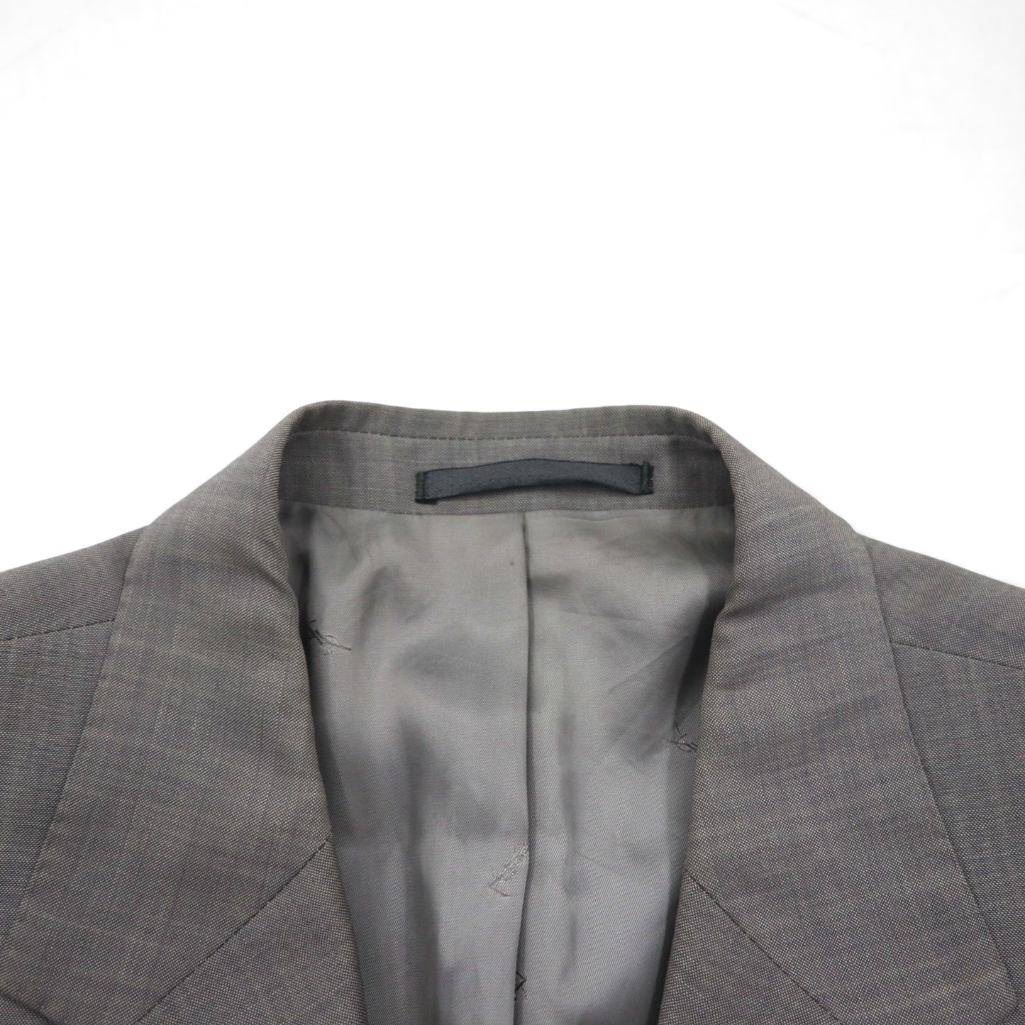 YVES SAINT LAURENT 90s tailored jacket, size 3B, XL, wool pour homme, lambskin, mohair blend, Mario Zegna