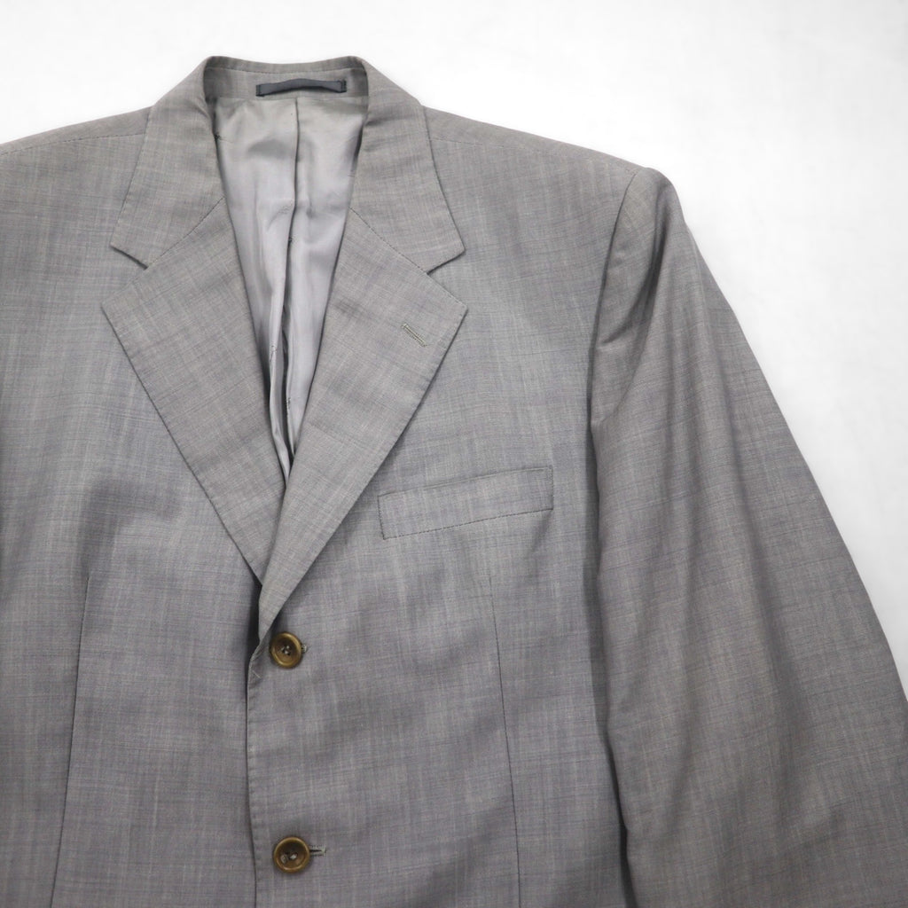 YVES SAINT LAURENT 90年代 テーラードジャケット 3B ブレザー XL ウール pour homme 子羊毛 モヘア混 Mario Zegna