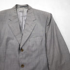 YVES SAINT LAURENT 90年代 テーラードジャケット 3B ブレザー XL ウール pour homme 子羊毛 モヘア混 Mario Zegna