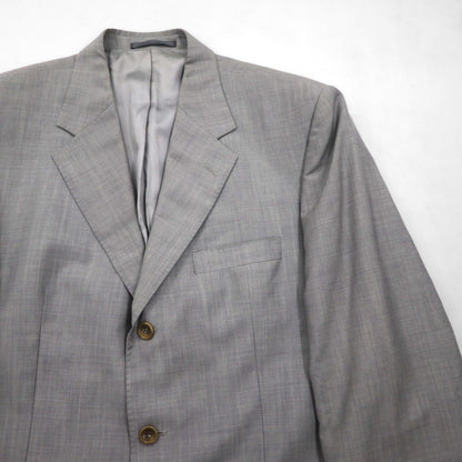 YVES SAINT LAURENT 90s tailored jacket, size 3B, XL, wool pour homme, lambskin, mohair blend, Mario Zegna