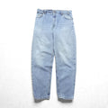 Levi's 90s Made in USA 550 Baggy Relaxed Fit Tapered Denim Pants Jeans, Size L, Indigo, 40550-0289