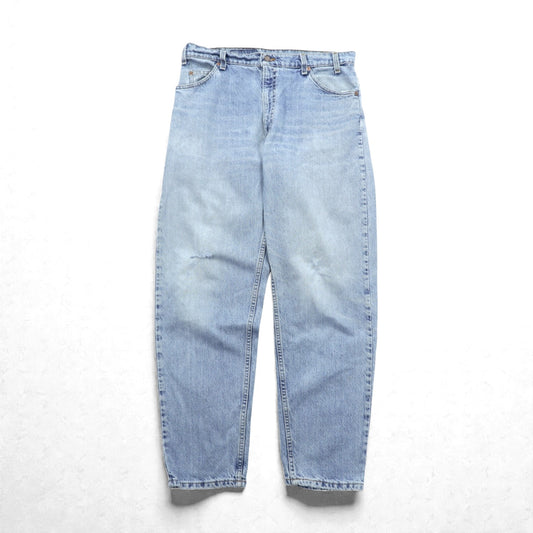 Levi's 90年代 USA製 550 バギー RELAXED FIT テーパード デニムパンツ ジーンズ L インディゴ 40550-0289