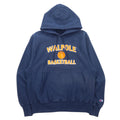 日本然リトテ-古着オンライン-Champion PREMIUM リバースウィーブ REVERSE WEAVE プルオーバー パーカー M ネイビー コットン WALPOLE BASKETBALL エルサルバドル製-Champion PREMIUM REVERSE WEAVE Pullover Hoodie M Navy Cotton WALPOLE BASKETBALL El Salvador Made