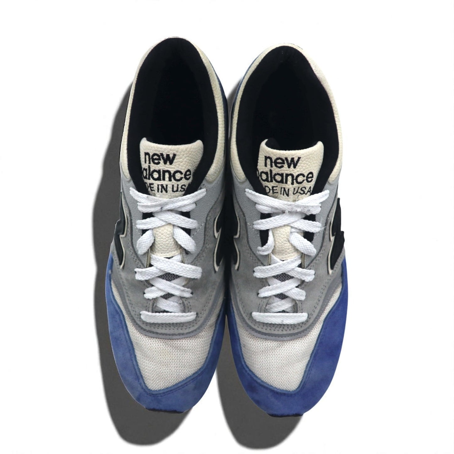 new balance USA製 M997 OGA スエード スニーカー 27.5cm ブルー グレー レザー メッシュ