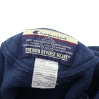 Champion PREMIUM Reverse Weave Pullover Hoodie, Size M, Navy, Cotton, Walpole Basketball, Made in El Salvador