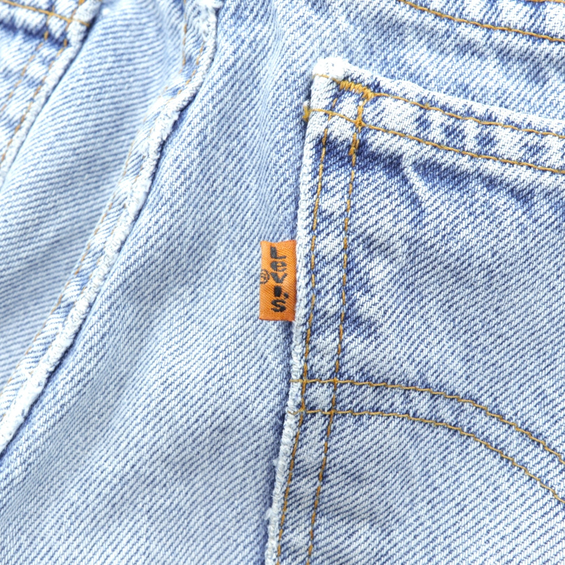 Levi's 90s Made in USA 550 Baggy Relaxed Fit Tapered Denim Pants Jeans, Size L, Indigo, 40550-0289