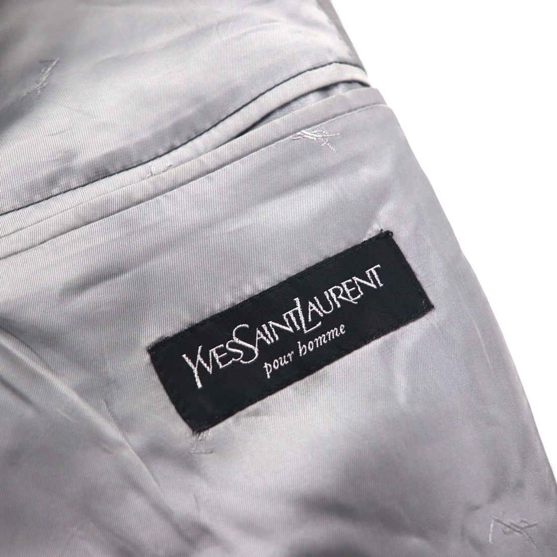 YVES SAINT LAURENT 90年代 テーラードジャケット 3B ブレザー XL ウール pour homme 子羊毛 モヘア混 Mario Zegna