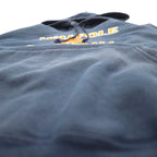 Champion PREMIUM Reverse Weave Pullover Hoodie, Size M, Navy, Cotton, Walpole Basketball, Made in El Salvador