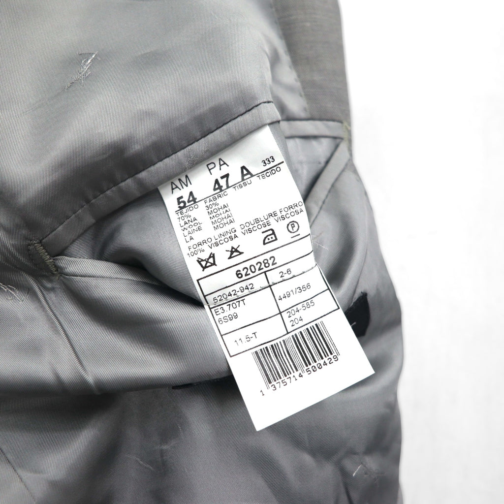 YVES SAINT LAURENT 90年代 テーラードジャケット 3B ブレザー XL ウール pour homme 子羊毛 モヘア混 Mario Zegna