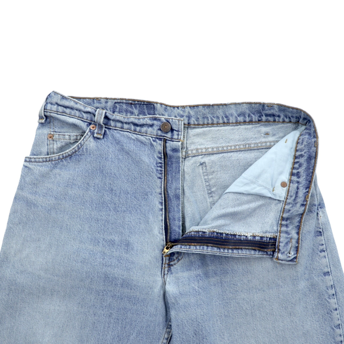 Levi's 90s Made in USA 550 Baggy Relaxed Fit Tapered Denim Pants Jeans, Size L, Indigo, 40550-0289