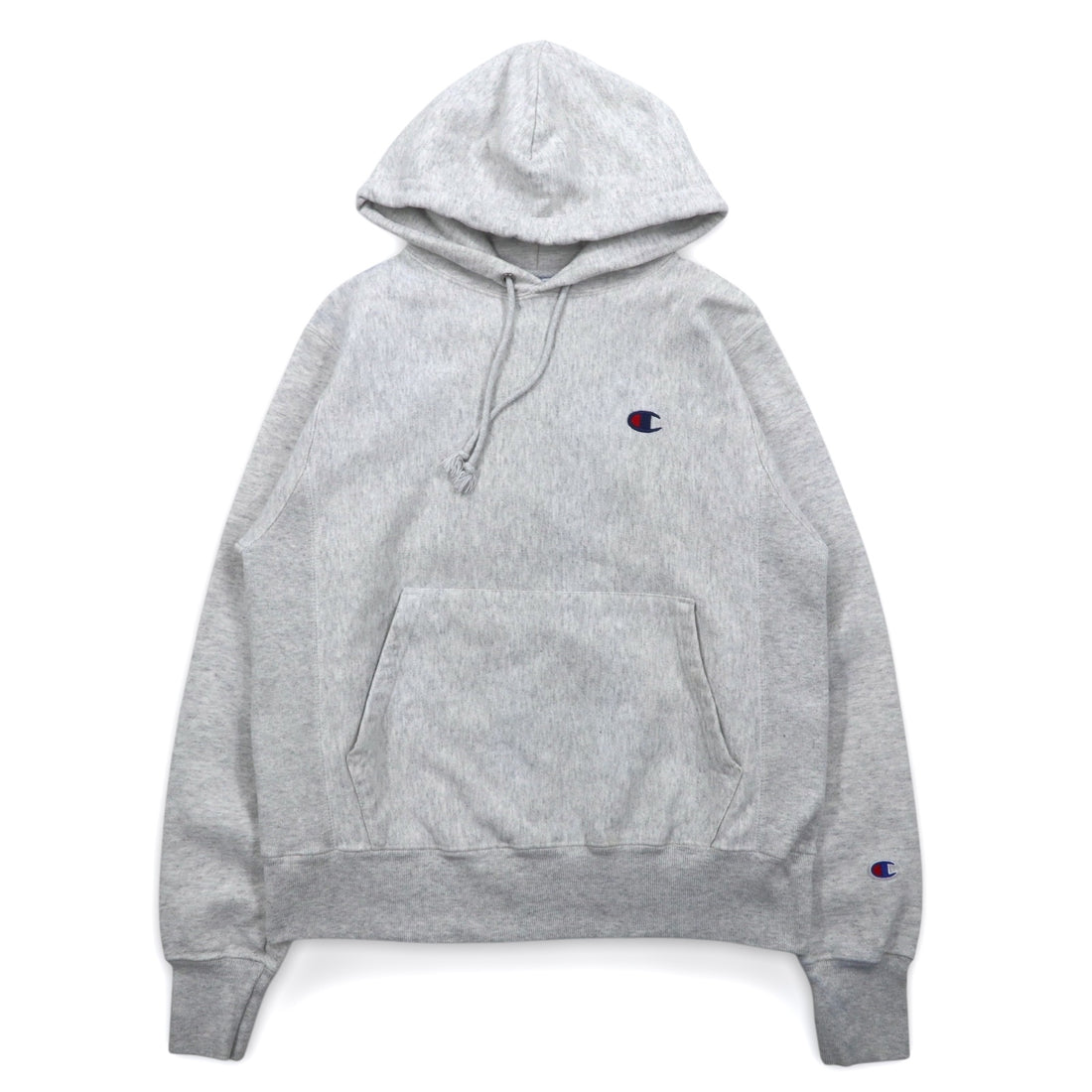 Champion リバースウィーブ REVERSE WEAVE プルオーバー パーカー L グレー 青単タグ 復刻 ホンジュラス製