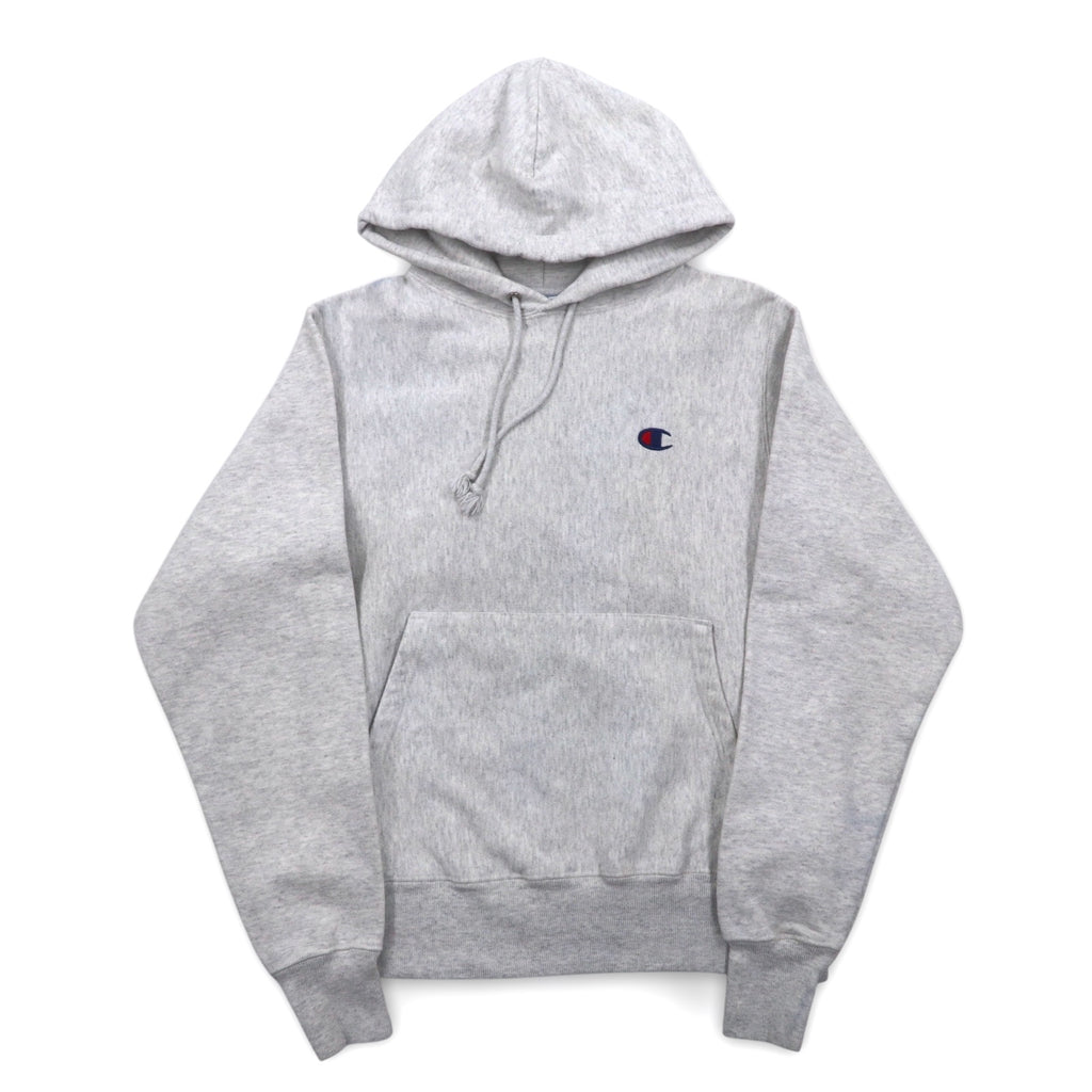 Champion リバースウィーブ REVERSE WEAVE プルオーバー パーカー L グレー 青単タグ 復刻 ホンジュラス製