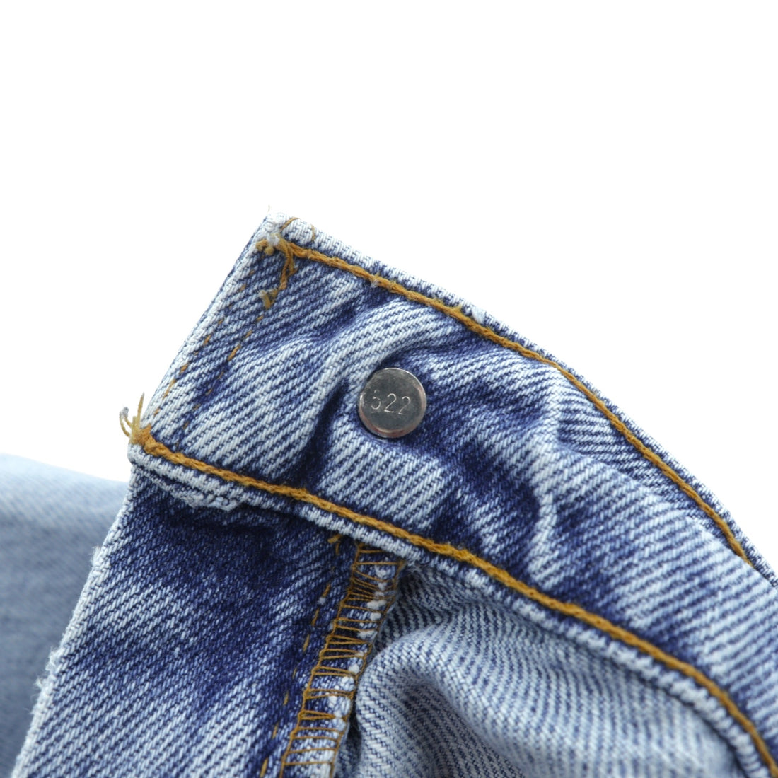 Levi's 90s Made in USA 550 Baggy Relaxed Fit Tapered Denim Pants Jeans, Size L, Indigo, 40550-0289
