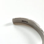 Nora Tahe Bill Navajo Sterling Silver Stamped Cuff Bracelet Native American NORA Hallmark