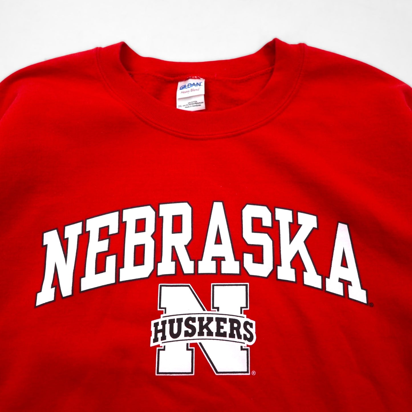 Vintage Collage Sweatshirt GILDAN カレッジプリント スウェット トレーナー XL レッド NEBRASKA
