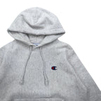 Champion リバースウィーブ REVERSE WEAVE プルオーバー パーカー L グレー 青単タグ 復刻 ホンジュラス製