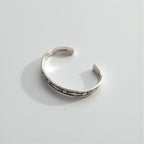Nora Tahe Bill Navajo Sterling Silver Stamped Cuff Bracelet Native American NORA Hallmark