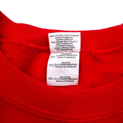 Vintage Collage Sweatshirt GILDAN カレッジプリント スウェット トレーナー XL レッド NEBRASKA