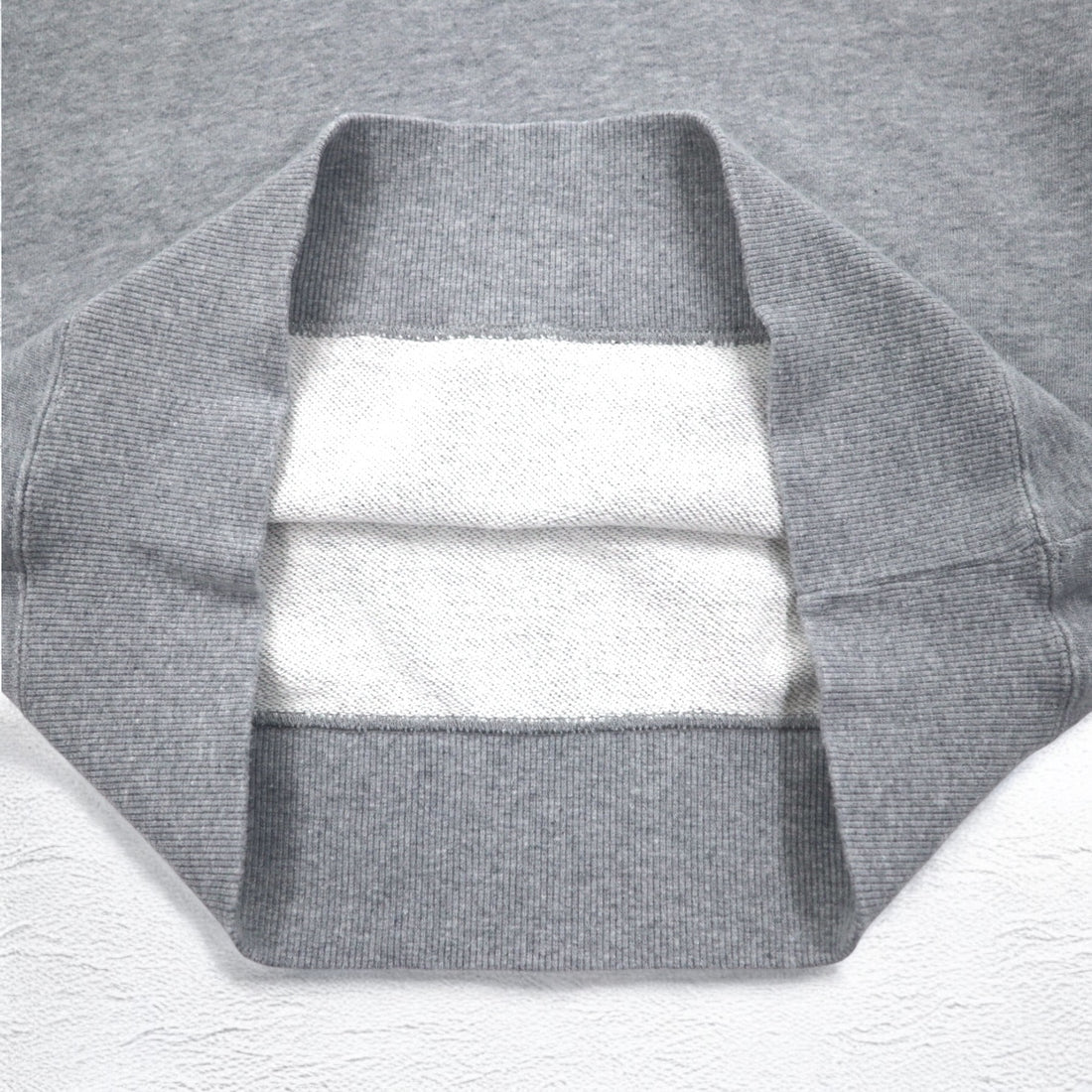 Champion Crew Neck Sweatshirt M Grey Cotton Logo Print C3-H004