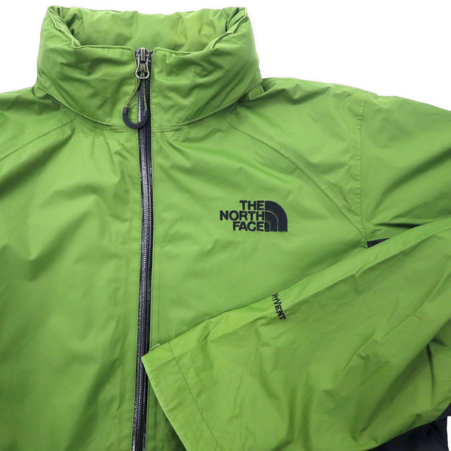 THE NORTH FACE Soft Shell Jacket Mountain HOODIE M KHAKI Nylon Water Dusp  Hoodie Storage type HYVENT moisture -permeable waterproof logo embroidery
