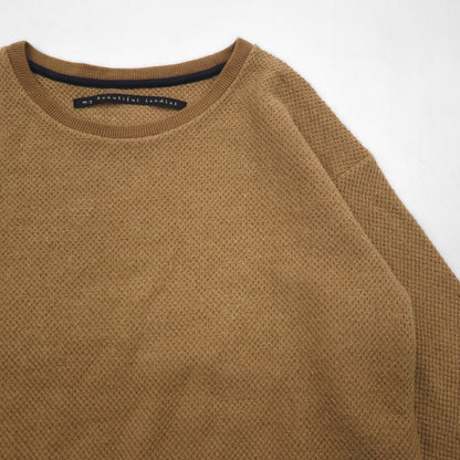 my beautiful landlet ニット セーター M ベージュ Barufy Wool Jersey WM04-CS162041 日本製
