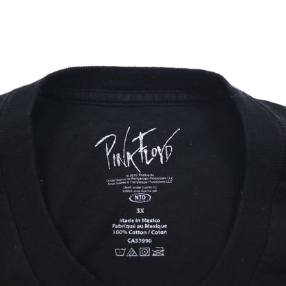 PINK FLOYD Pink Floyd Official Rock Band T-Shirt Band Tee 3X Black THE WALL Made in Mexico