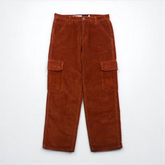Levi's SILVER TAB ルーズフィット コーデュロイ カーゴパンツ M ブラウン LOOSE CARGOS BROWN CORDUROY ワイド A5666-0002