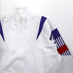 Mr DEPORTE (asics) 90s Track Jacket Jersey XL White Polyester Unused