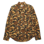 Levi's Duck Hunter Camouflage Button-Down Shirt, S, Khaki, Cotton, 19586-0042