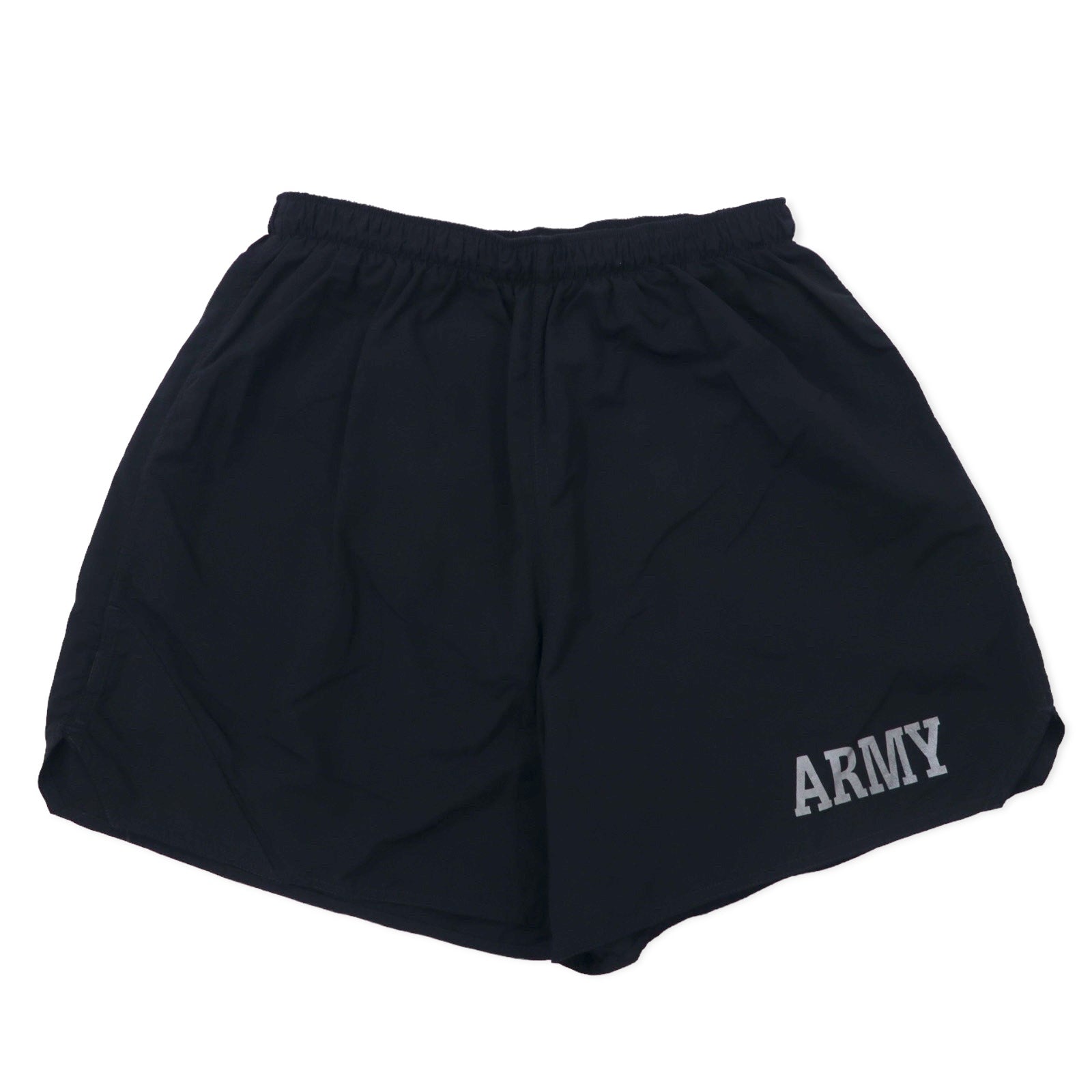日本然リトテ-古着オンライン-US ARMY 米軍 トレーニングショーツ M ブラック ポリエステル ミリタリー-US ARMY US Army Training Shorts M Black Polyester Military