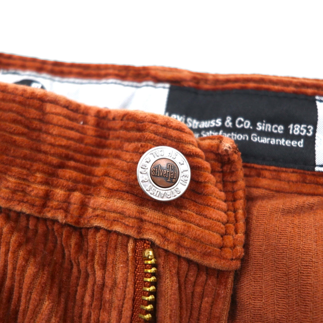 Levi's Silver Tab Loose Fit Corduroy Cargo Pants, Size M, Brown, Wide Fit, A5666-0002