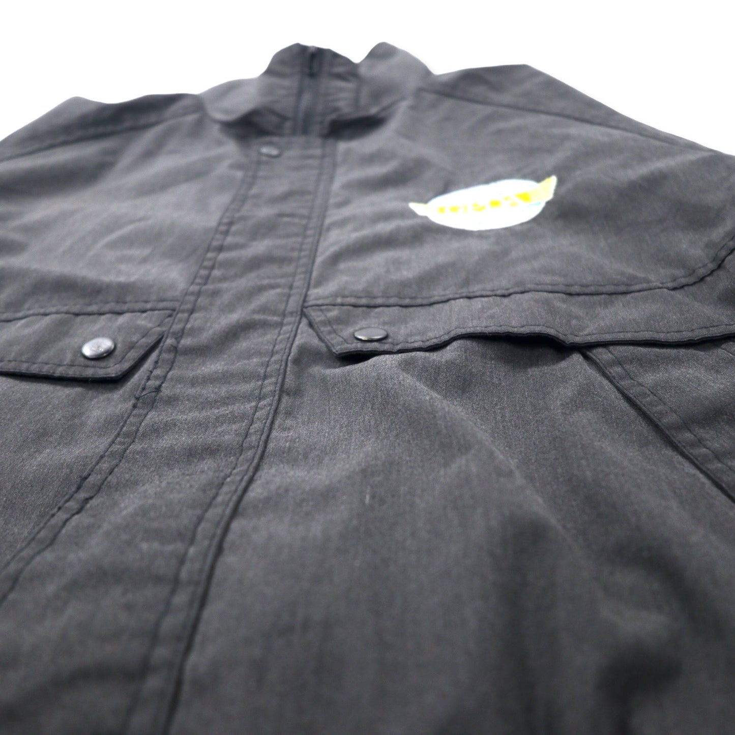 TURNING POINT 90年代 ワークジャケット XL グレー ポリエステル コットン US企業 ワンポイント刺繍 GPDA ビッグサイズ