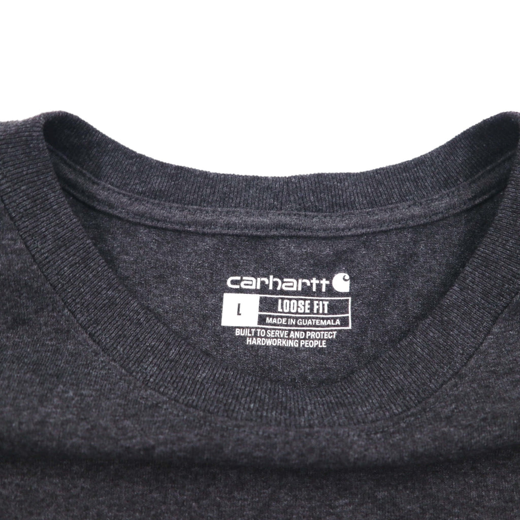carhartt ルーズフィット LOOSE FIT ポケット Tシャツ L グレー コットン K87