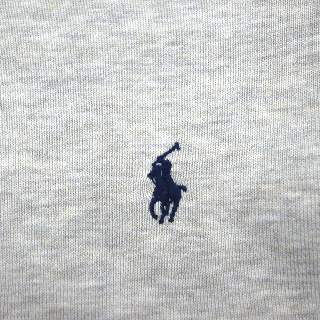 Polo Ralph Lauren 90s Made in Japan Sweatshirt, Gray, Size L, Cotton, Distressed Finish