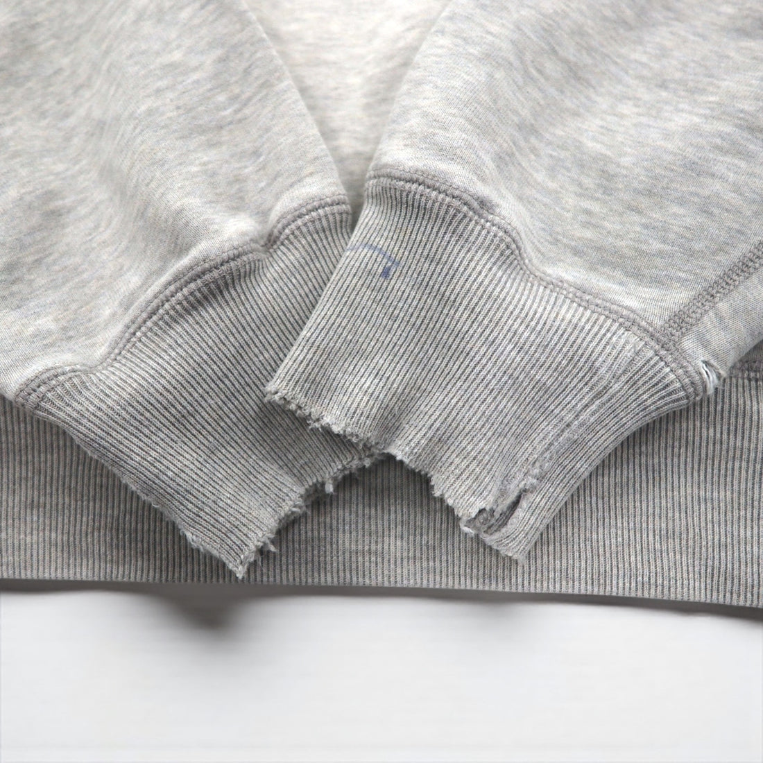 Polo Ralph Lauren 90s Made in Japan Sweatshirt, Gray, Size L, Cotton, Distressed Finish