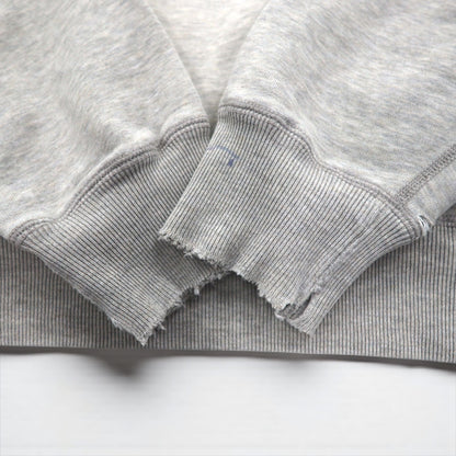 Polo Ralph Lauren 90年代 日本製 スウェット トレーナー L グレー コットン ダメージ加工